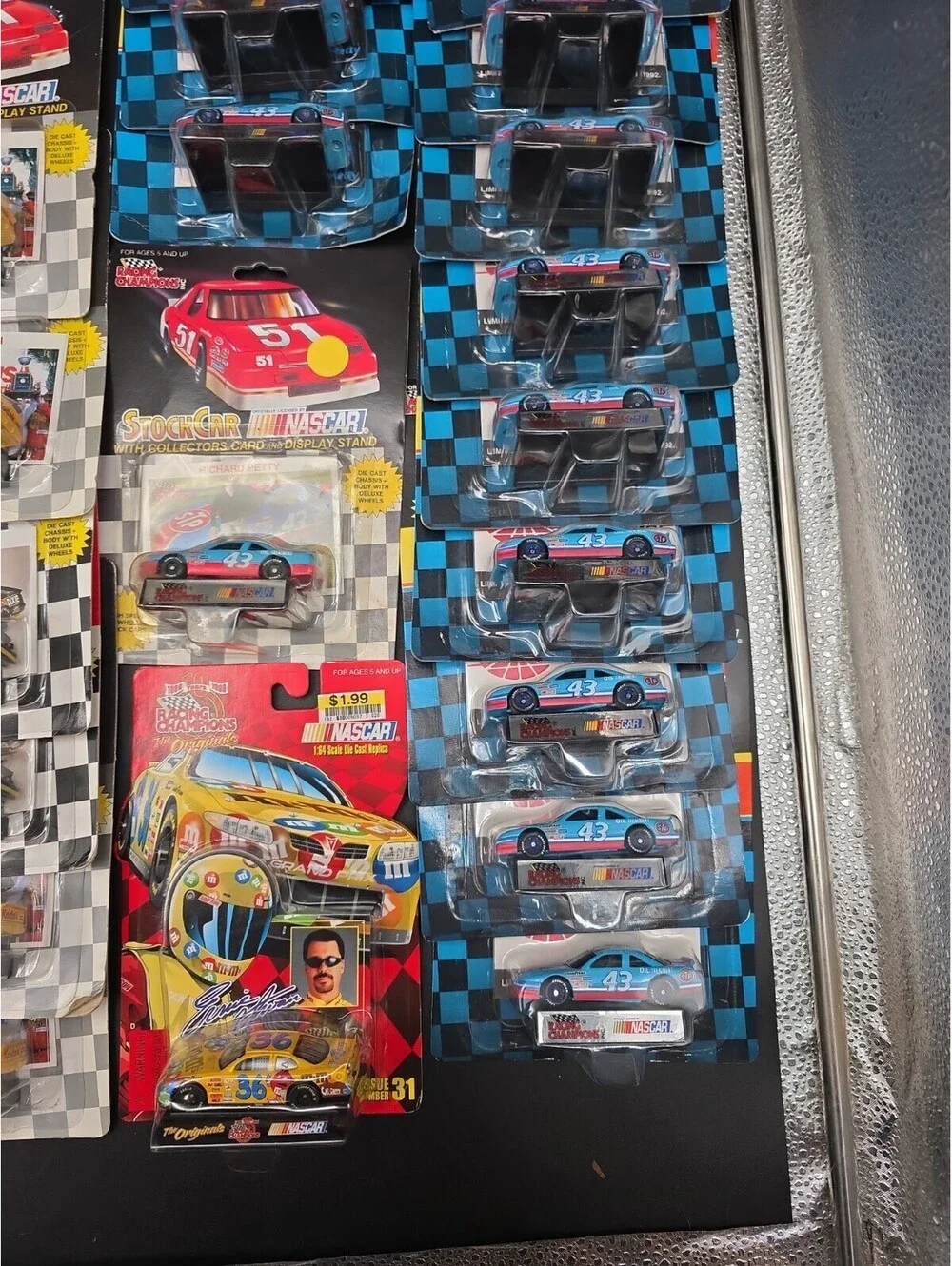 Nascar Diecast 1:64 Lot of 30 Cars Mark Martin Richard Petty Ernie Irvin Dale